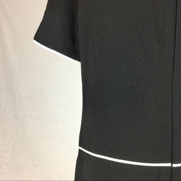 VINTAGE JONES NEW YORK BLACK W/WHITE TRIM SIZE 8 - Picture 5 of 6